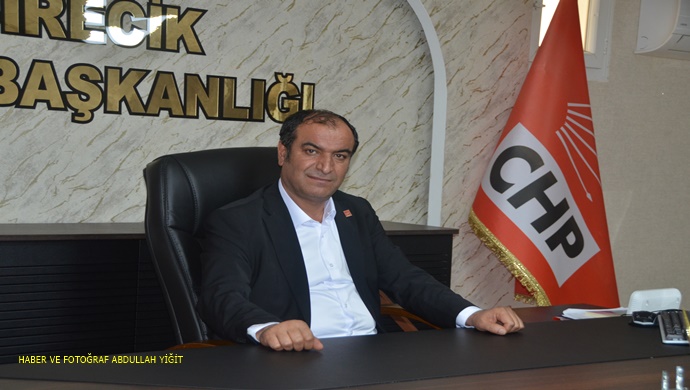 CHP BİRECİK İLÇE BAŞKANI HASAN KURT `TAN 10 OCAK ÇALIŞAN GAZETECİLER GÜNÜ MESAJI