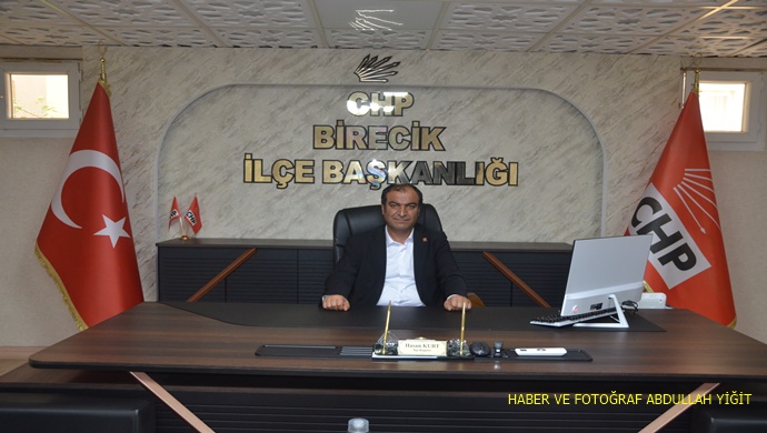 CHP BİRECİK İLÇE BAŞKANI HASAN KURT `TAN RAMAZAN BAYRAMI MESAJI