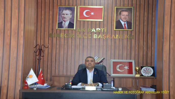 AK PARTİ BİRECİK İLÇE BAŞKANI EROL ERGİN AÇILAN `DAN 23 NİSAN MESAJI