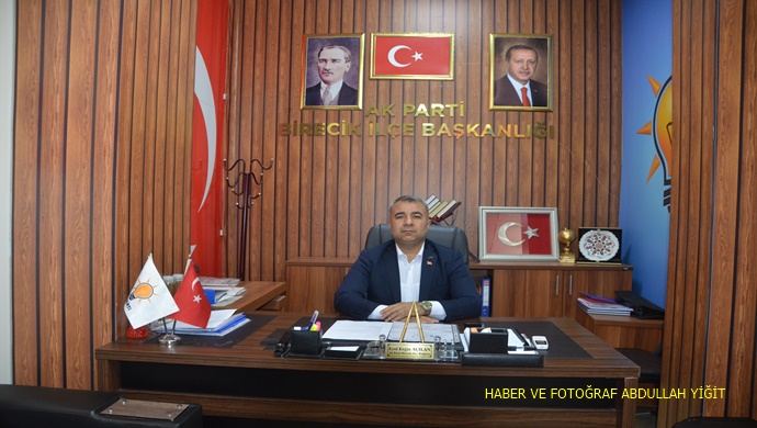 AK PARTİ BİRECİK İLÇE BAŞKANI EROL ERGİN AÇILAN `DAN ANNELER GÜNÜ MESAJI