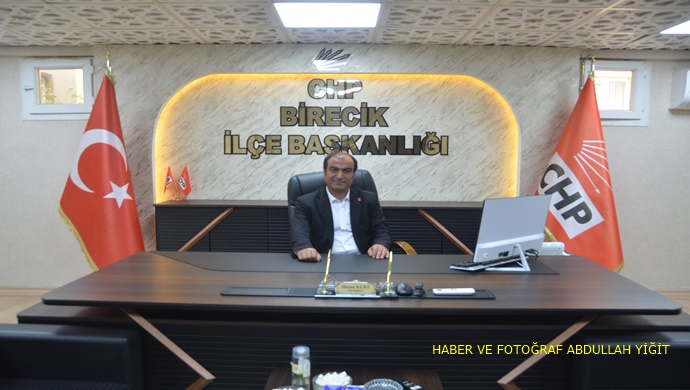 CHP BİRECİK İLÇE BAŞKANI HASAN KURT `TAN 14 MAYIS DÜNYA ÇİFTÇİLER GÜNÜ MESAJI