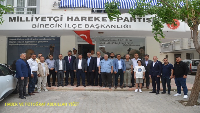 MHP BİRECİK İLÇE BAŞKANI ÖMER GÜNEŞ BAŞKANLIĞINDA BAYRAMLAŞMA PROGRAMI YAPILDI